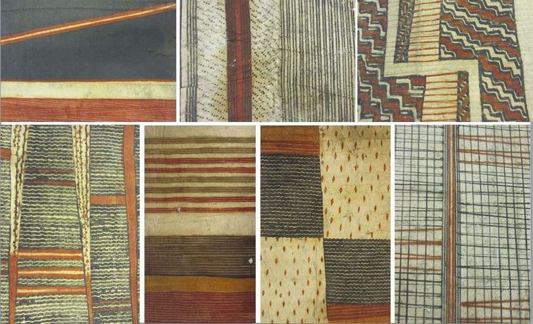 Details of Hawaiian barkcloths