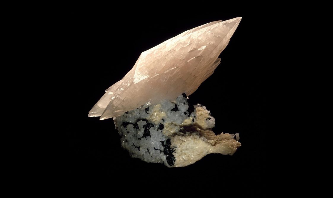 A large translucent crystal.