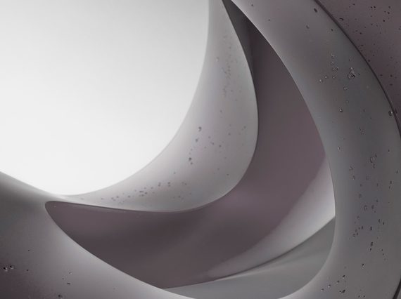 Close up glass artwork by Heike Brachlow.