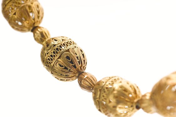 The Penicuik Jewels necklace which is said to have belonged to Mary, Queen of Scots.