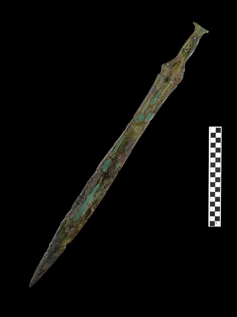 A long Bronze sword