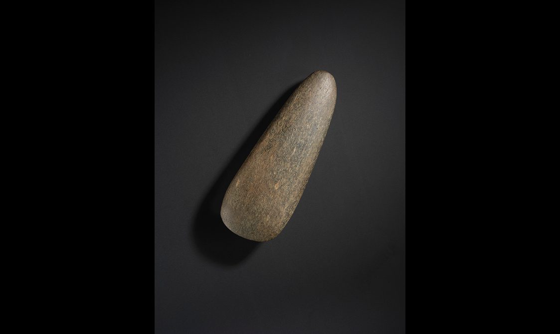 An axehead made of stone